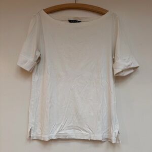 Ralph Lauren Cream Short Sleeve Tee